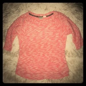 Roxy Girl’s Lightweight Marked Coral Orange Knit Pullover Sweater